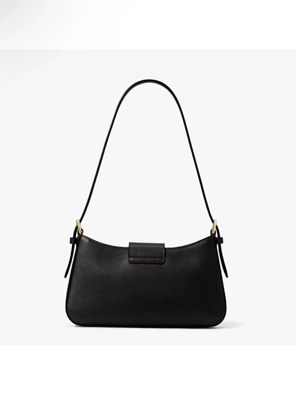 Kate Spade New York Reegan Saffiano Leather Shoulder Bag Black